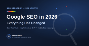 Google SEO in 2026 – Everything You Need to Know